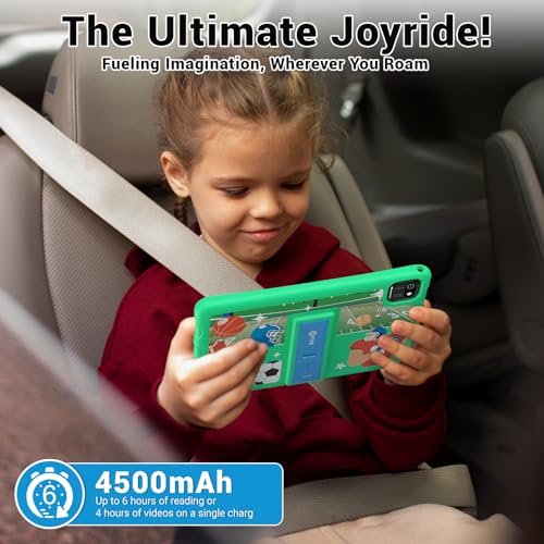 Image of Contixo 10 inch Kids Tablet - K103 Android Learning Tablet with Exclusive Games and Educational Apps, 32GB Storage, WiFi, Parental Controls & Kid-Proof Case - Green