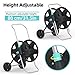 Garden Hose Reel Cart, Metal Heavy Duty Garden Hose Reel with Wheels,Portable Hose Carts Holds 50-120 feet,Hose Reel for Outdoor, Backyards, Gardens or Lawns