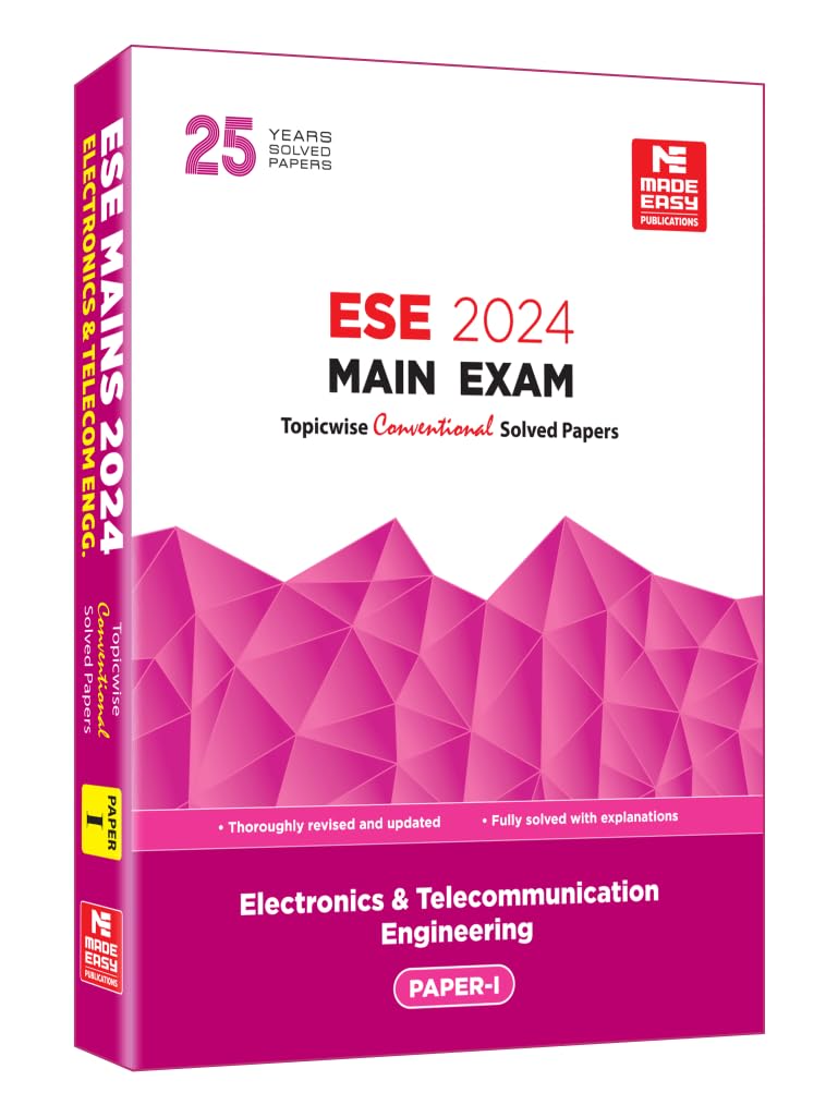ESE 2024 Mains Examination: Electronics and Telecommunication Engineering Conventional Paper-1