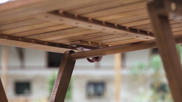 Ensemble de meubles de balcon 3 pièces avec 1 table et 2 chaises