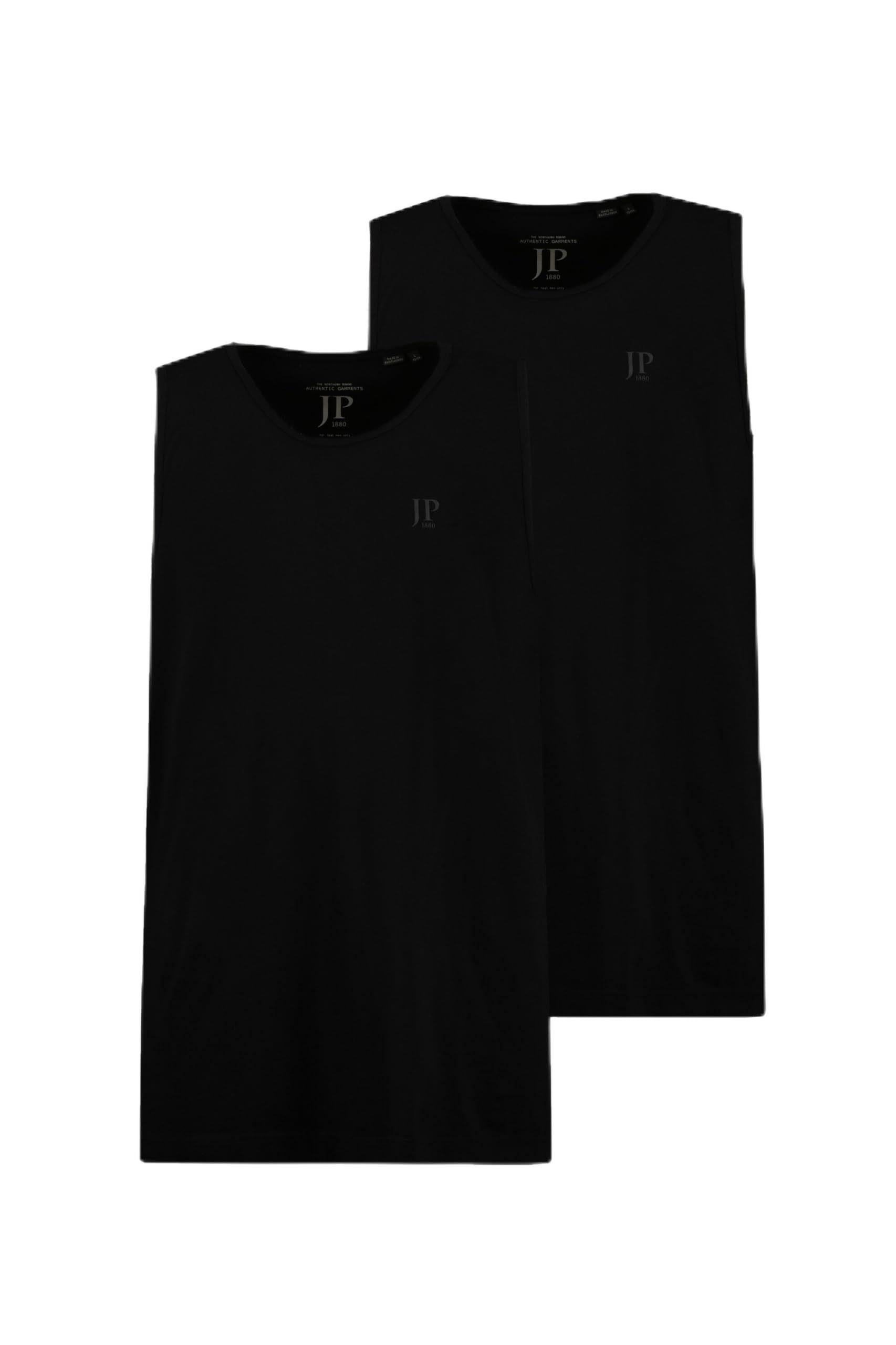 JP 1880 Men's Tank Top DP Tank Top, Medium Grey Melange, 6XL