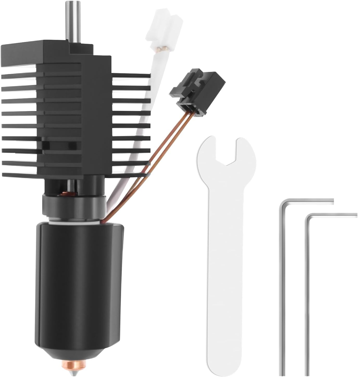 Ceramic Heating Block Hotend Kit for K2 Plus 3D Printer All Metal Integrated High Flow Printing Hotend Set for PLA ABS PETG