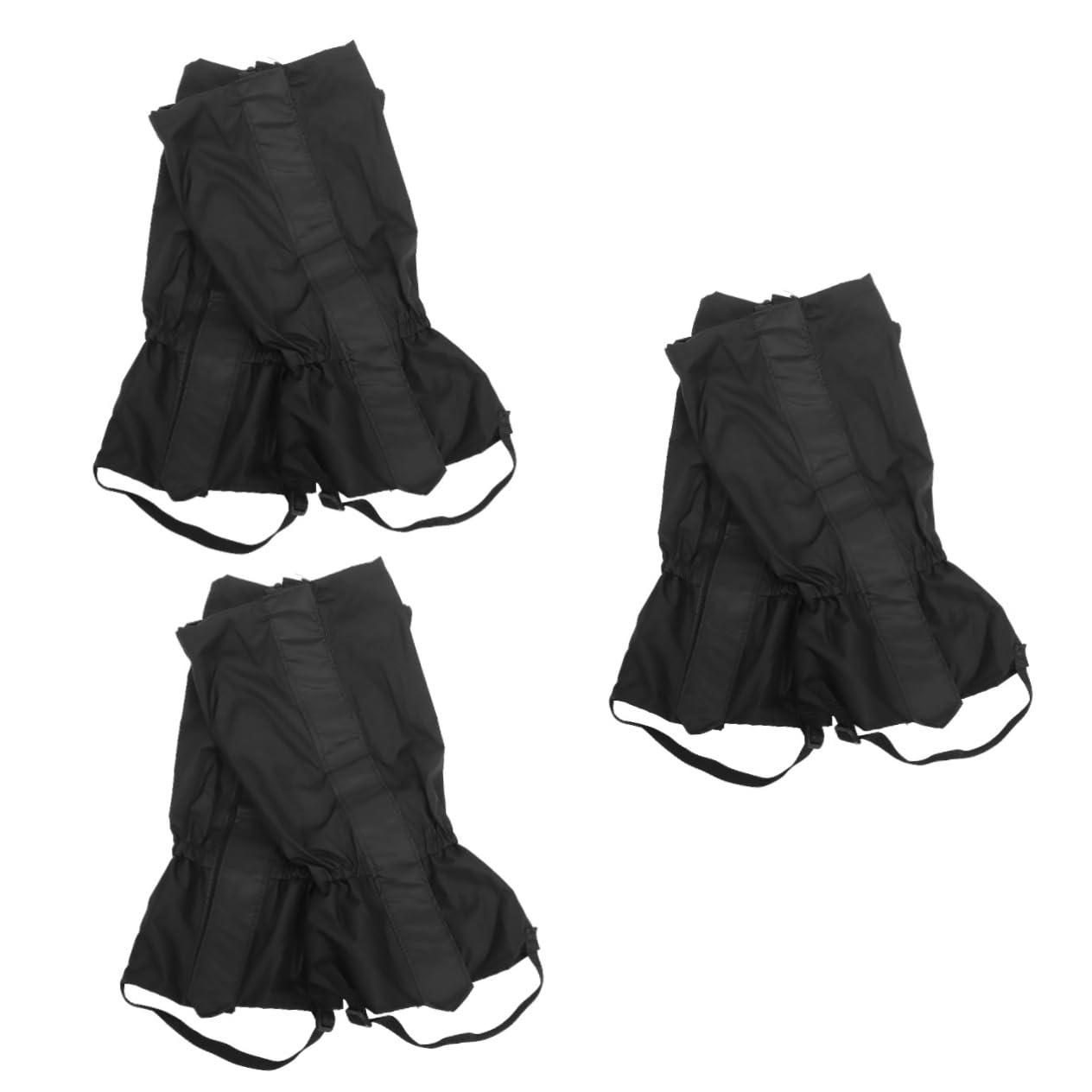 UPKOCH Guêtres de Randonnée Étanches Réglables pour Adultes Protection Eau Saleté Accessoires de Camping de Trekking Couleur Noire