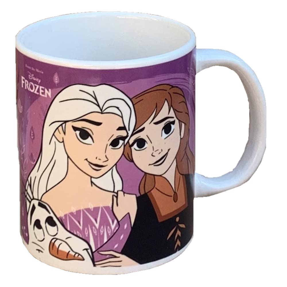 Frozen II Disney Elsa Anna Ceramic Mug 350ml Boxed, Multicolour, H.9,5 x D. 7,5 Cm. - 350 ml - Image 2