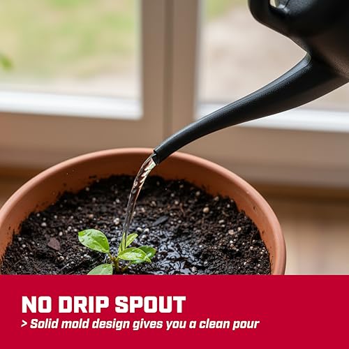 Image of Chapin 1 /2-Gallon Watering Can, Lightweight for Easy Watering | Lightweight compact design; ideal for indoor plants watering with large opening for easy refill and controlled pour