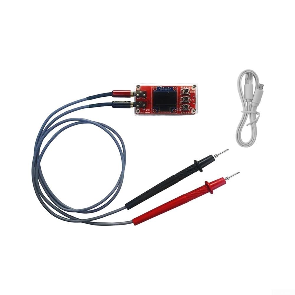 LCR Messgerät Bridge-Kit, hochpräziser Auto-Test mit LCD-Display-Halter, USB-Datenausgang für R C L Messung, Elektronik DIY Training
