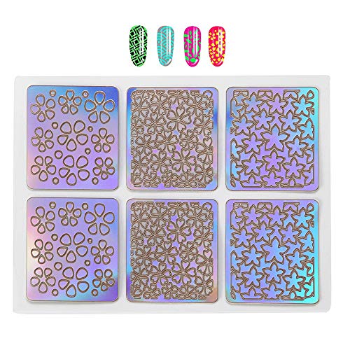 Modello di sticker per unghie, modelli di design