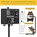 Automatic Vacuum Switch, Ortis Vacuum Switch for More Power Tools, Delay Vacuum On/Off to Prevent Circuit Overload and Tripping, Keep Your Workplace Cleaner, Better for Your Lung, Black