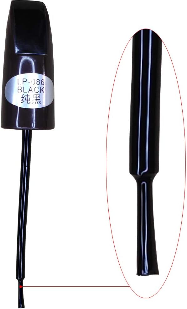 Matte Black Car Touch Up Pen for Car Auto Touch Up Paint Automotive Paint Scratch Repair, Quickly Fix Rim Scratches Auto Scratch Remover (Matte Black)
