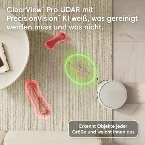 iRobot Roomba® Plus 575 Combo Roboter + AutoWash™ Dock, 25Kpa, Multifunktions‑Dock,Wäscht und trocknet die Wischpads bei heißer Temperatur… – Ansicht 6