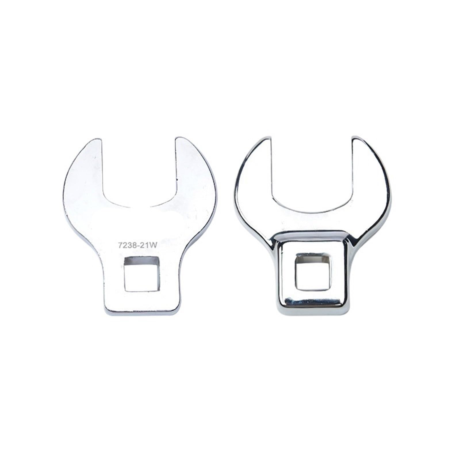 Xuczhai One Color Square Drive 3/8 Inch Open End Interchangeable Torque Head, Individual Crowfoot Wrench 19-26Mm(21Mm)