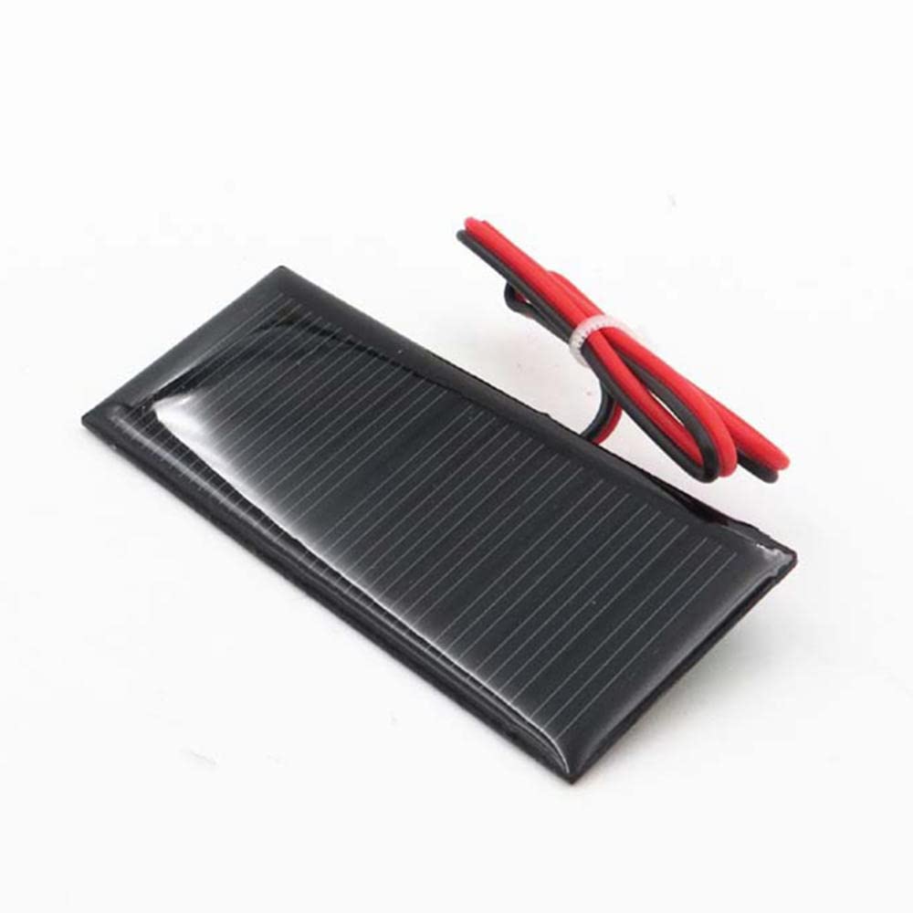 10Pcs 5.5V 70mA 0.38W Mini paneles solares para energía solar Mini células solares Materiales de juguete de bricolaje Células fotovoltaicas Kit