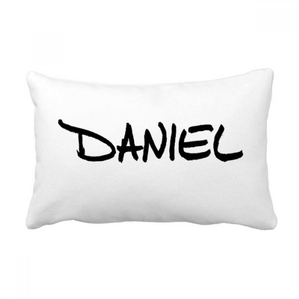 Oreiller lombaire Handwriting Daniel pour embellir votre canapé de salon moderne