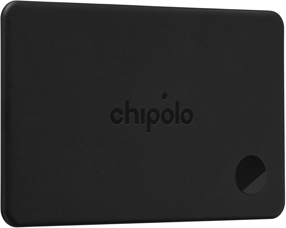 Chipolo CARD - Wiederaufladbare Wallet-Tracker-Karte mit Bluetooth, kompatibel mit Apple Wo ist? oder Google Mein Gerät Finden, Ruf Dein Handy an & Außer-Reichweite-Warnungen (Android)