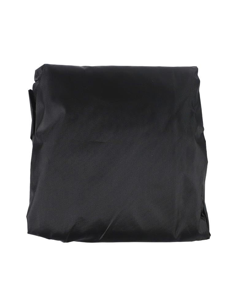Borsa per mobili da giardino resistente, 81 x 81 x 61 cm, custodia impermeabile in poliestere con cerniera per cuscini da esterno, albero di Natale, nero
