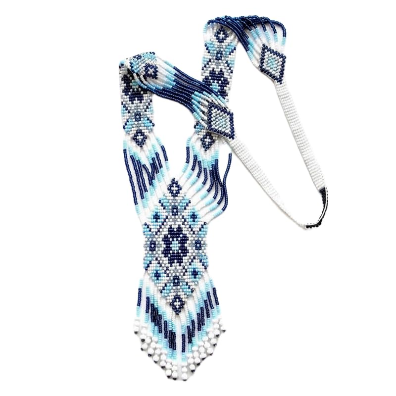 Collier ukrainien Gerdan en perles de rocaille, portez l'héritage d'un bijou fait main