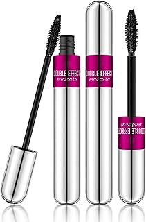 Lash Cosmetics Vibely Mascara, 2 in 1 Thrive Mascara, 2 in 1 Lash Cosmetics Vibely Mascara 5x Longer, 4D Silk Fiber Lash Mascara, for Natural Lengthening and Thickening Effect (1pcs Red)