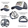 UMIPUBO Baseball Cap Mesh Hats for Men Women Unisex Embroidered Letter Patch Casual Hats Hip Hop Sun Hats (Navy) #4