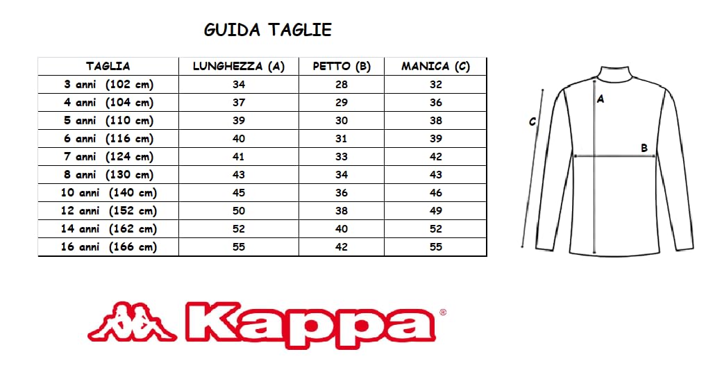 Kappa Camiseta de algodón para niño cálido
