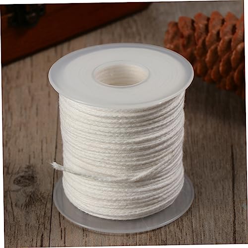 2 rollos de mechas trenzadas para velas blancas miniatura 5