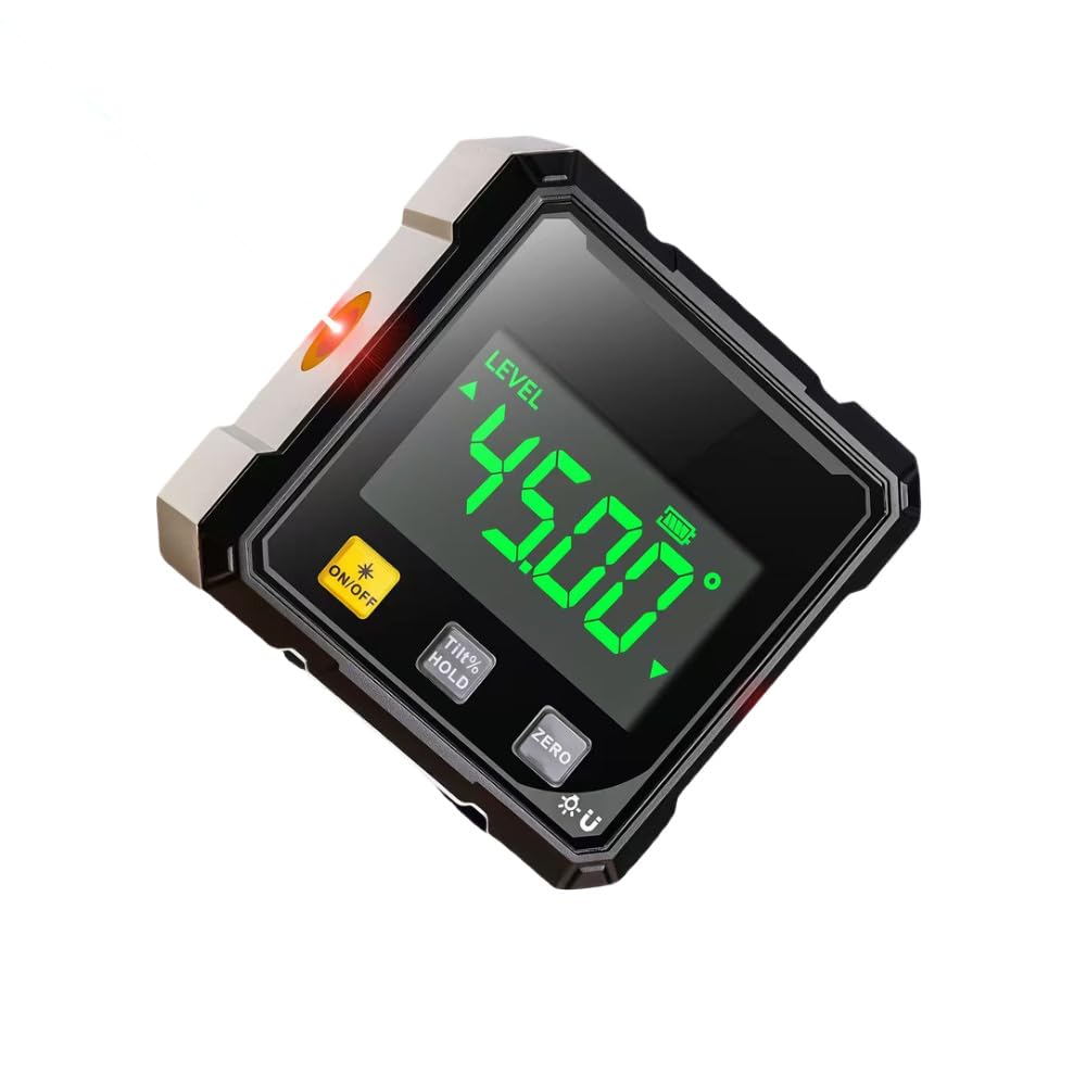 Amazon.co.jp: 角度計 磁気式デジタル角度計 4*90° デジタル水平器