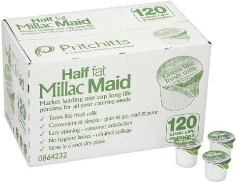 120 Millac Maid Half Fat Long Life Portions