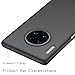 Anccer Compatible for Huawei Mate 30 Pro Case [Minimalist] [Colorful Series] [Ultra Thin Fit] Grinding Surface Hard Slim Cover (Sand Black)