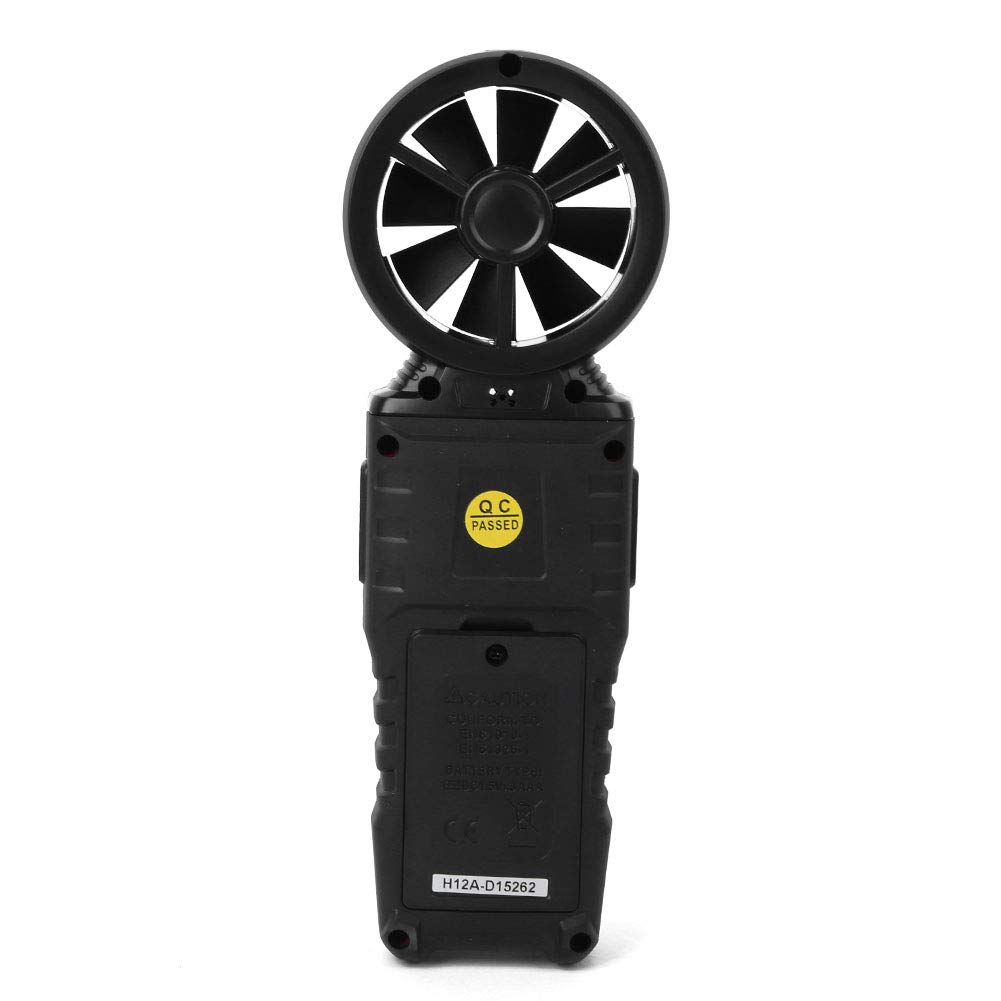 ST6816 Anemometro digitale portatile LCD Misuratore di velocità del Misuratore di temperatura Strumento di misurazione meteorologica ad alta precisione per Vela Aquilone Windsurf