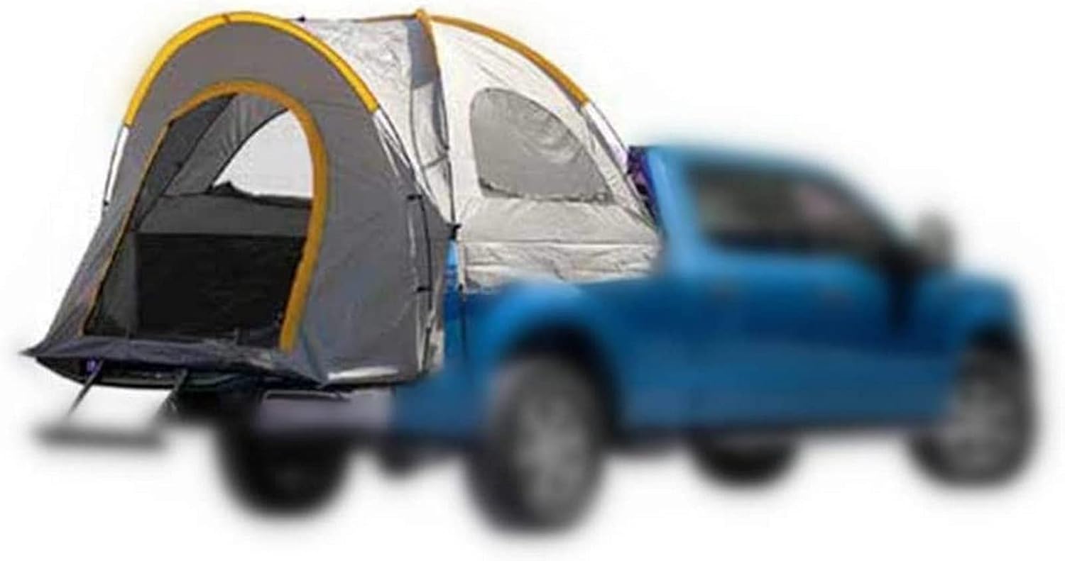 5.5ft Truck Tent Compact Truck Camping Tent Easy-to-Set Tent Suitable for Travel Camping 1-2 Person Tent