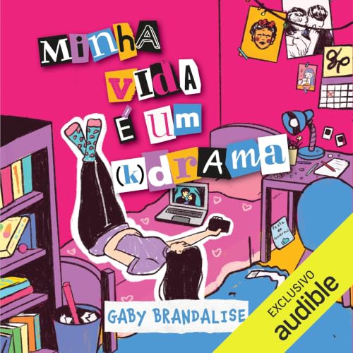 Diseño de la portada del título Minha vida &eacute; um k-drama