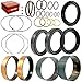 BIGLKNM Fork Bushing Seal Rebuild Kit Fit for CR125R CR250R KX125 KX250 KX500 WR250F WR400F WR426F WR450F YZ125 YZ250 YZ250F YZ400F YZ426F YZ450F OEM#7386010