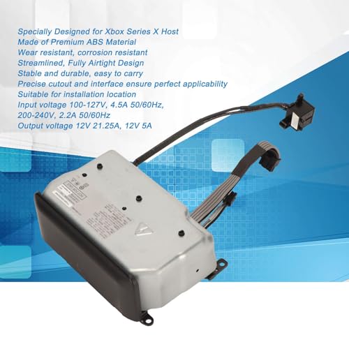 para Placa de Alimentación Series X, Fuente de Alimentación Interna de Reemplazo de Adaptador de Ca Estable para Series X, Módulo de Adaptador de Ca para Consola de Juegos Series(EU)