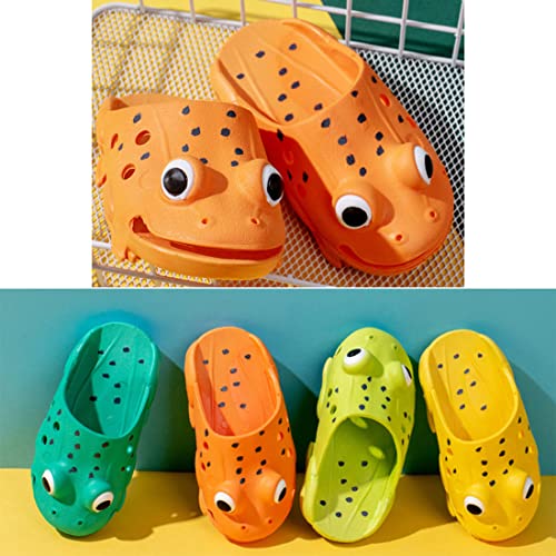 MEADOO Frog Slippers, Frog Slides, Animal Slippers, Unisex Funny Cartoon Creative Sandals, Bass Slides, Beach & Shower Shoes3