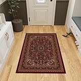 Ottomanson 3'3' x 5' Rugs for Living Room Oriental Area Rug for Bedroom - Non...