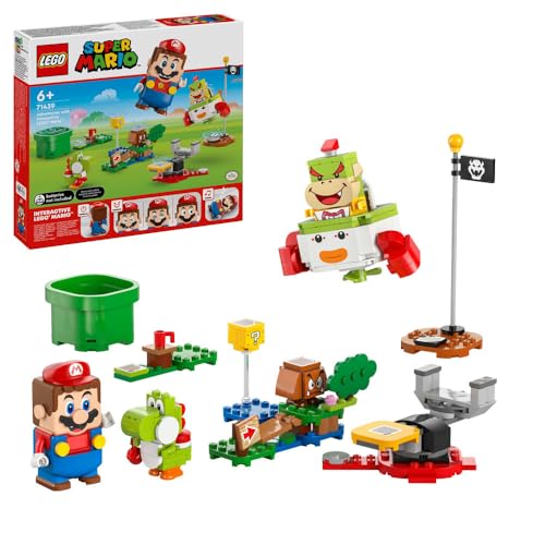LEGO Super Mario Adventures with Interactive LEGO Mario 71439 Vehicle Playset Yoshi Toy (218 Pieces)