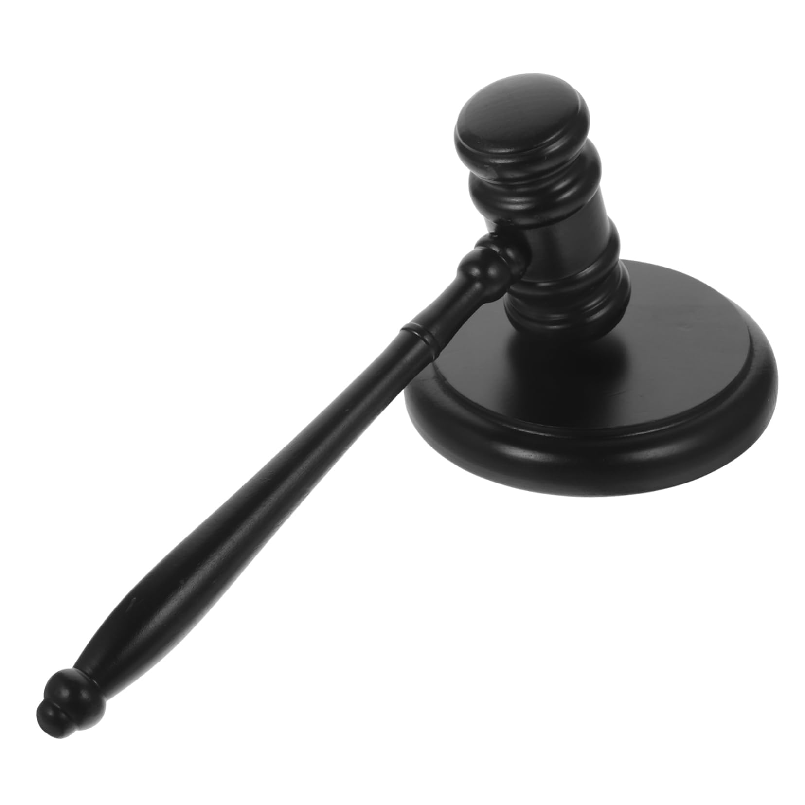 DOITOOL 2 Juegos Martillo de Juez de Madera de Haya con Base de Subasta Martillo de Abogado Elegante y Ergonomía Excelente