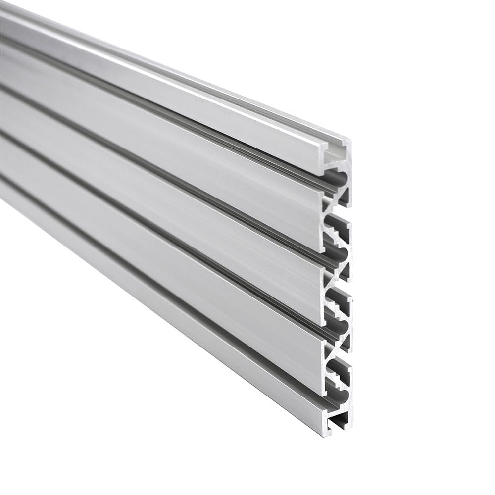 GTPBAO Profilo in alluminio estruso 15x120mm Profilo lineare for guida anodizzato Telaio for staffa fai da te Telaio for macchinari Mobili Rack Binario estruso(800mm long)