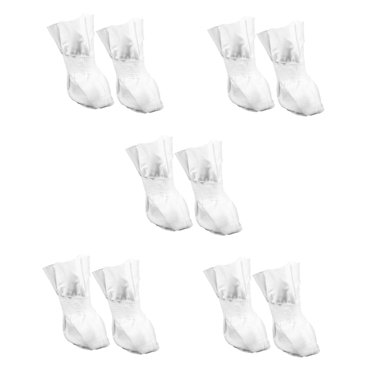 ABOOFAN 20 Stks Huisdier Voet Cover Schoenen Covers Wegwerp Overschoenen Wegwerp Hond Regen Sokken Wegwerp Hond Laarzen Hond Poot Laarzen Sneeuw Schoenen Voor Honden Hond Outdoor Laarzen