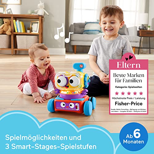 Fisher-Price HCK39 - 4-in-1 Lernroboter Linus für Babys und Kleinkinder, Spielzeug ab 6 Monaten - deutschsprachig - Image 3