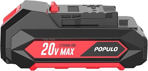 Miniatura 5 de populo Paquete de batería PPLBP de iones de litio de 20 V máximo, 2.0 Ah, solo herramientas de batería de litio inalámbricas de 20 V. (No apto para
