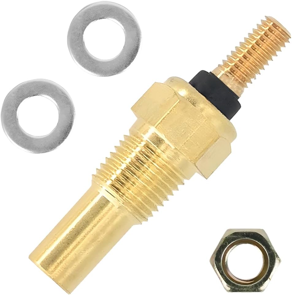 Car Engine Coolant Temperature Sensor, 1/8 NPT Vehicle Engine Electric Coolant Temp Water Sensor, Automotive Replacement Accessories, Universal for Automobile RV Truck