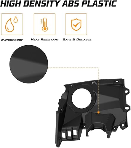 Miniatura 6 de Kiwi Master Panel de montaje de altavoz frontal para el tablero 2017-2026 Can Am Maverick X3/Max Accessories 6.5 pulgadas carcasa para altavoces