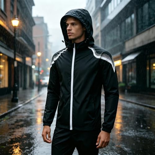 Veste de course respirante grand confort coupe ample homme extensible - 2