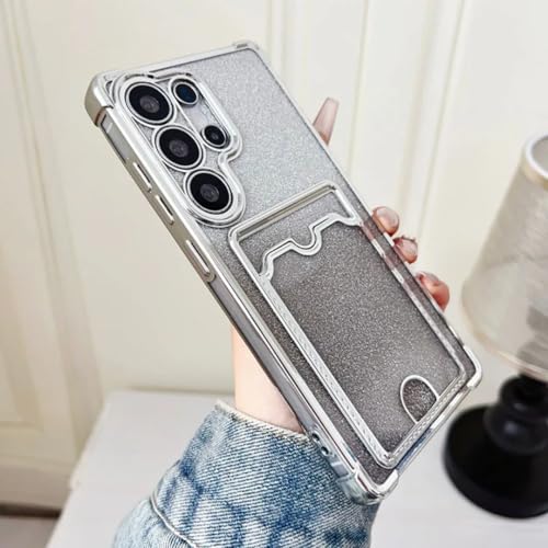 Coque à paillettes Galaxy A54 5G argent idéale pour vos sorties légères
