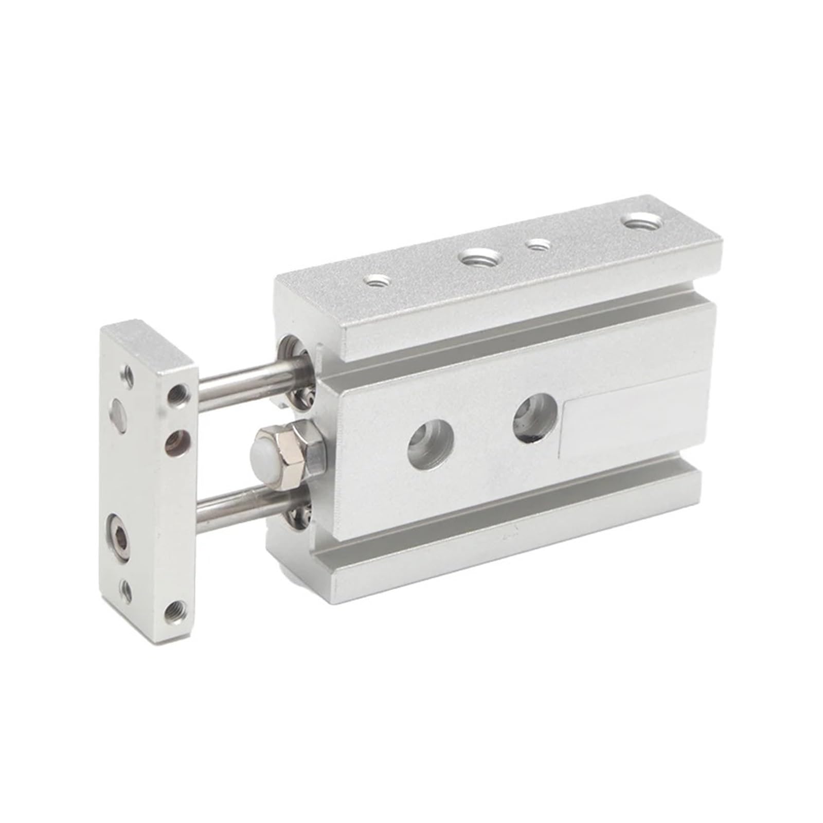 Vérin pneumatique TR10x70 évite déviation charge double tige