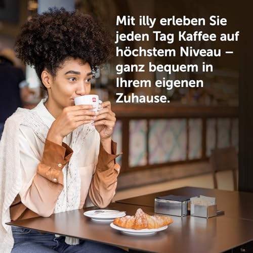 illy, Kaffee E.S.E. Pads Einzeldosis CLASSICO, 100% Arabica mit Noten von Orangenblüten und Jasmin, Sanfter Geschmack und Süßer Nachgeschmack, 1 Packung mit 18 kompostierbaren kapseln