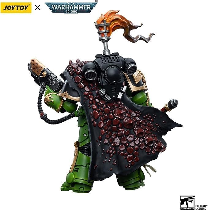 Miniatura 4 de JOYTOY 118 Warhammer 40,000 Figura de acción Salamanders Captain Adrax Agatone Collection Modelo (5 pulgadas)