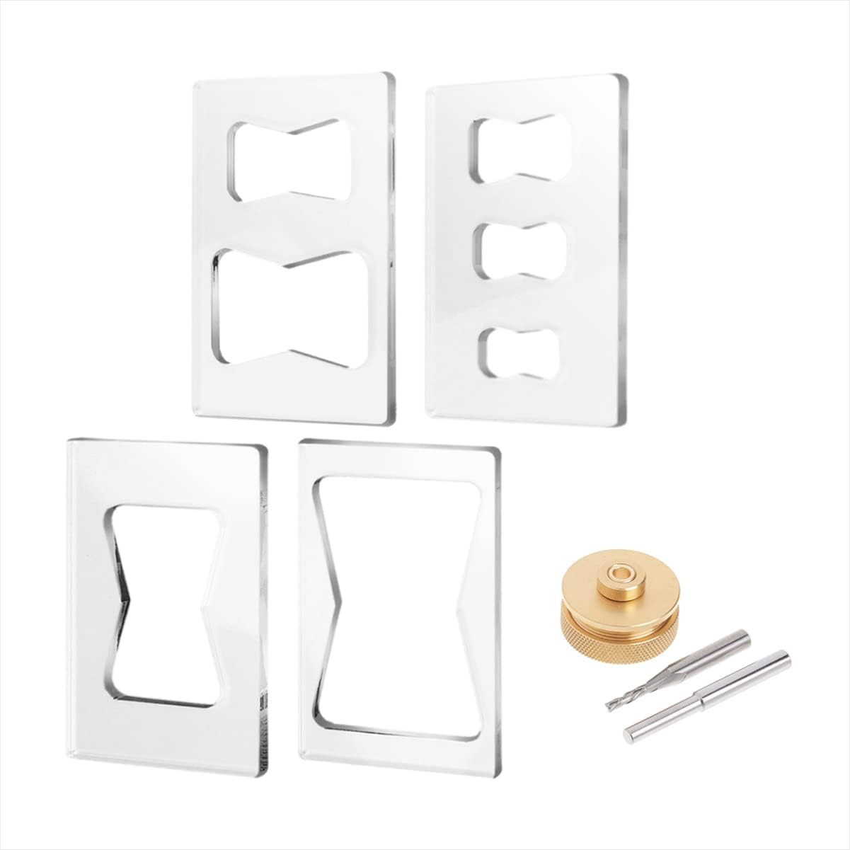 POWERTEC 71801 1/4 quot Thick Acrylic Bowtie Clear Butterfly Key Decorative POWERTEC 71801 1/4 quot Thick Acrylic Bowtie Clear Butterfly Key Decorative