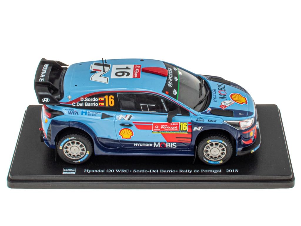 Fiat 124 Abarth Spider Rally 1974 - Miniature 1/24ème En Métal Avec Socle