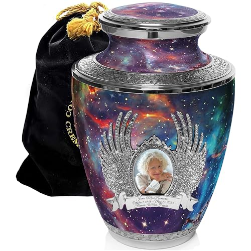 Image of Cosmic Galaxy Cremation Urns for Human Ashes Adult Female Urns for Ashes